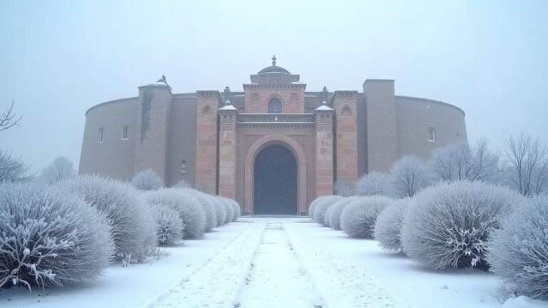 Ardahan Kalesi: Kanuni Sultan Süleyman’ın Eserinin Karla Göz kamaştıran Görünümü