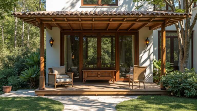 Bambu Hasır Rattan Dekorasyonu ile Dış Mekanda Yeni Bir Stil Keşfedin