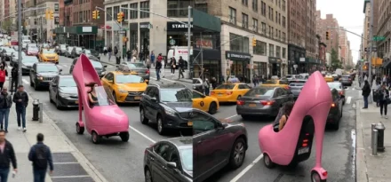 New York’ta topuklu ayakkabı şeklinde araba mı vardı? Gerçekler burada!