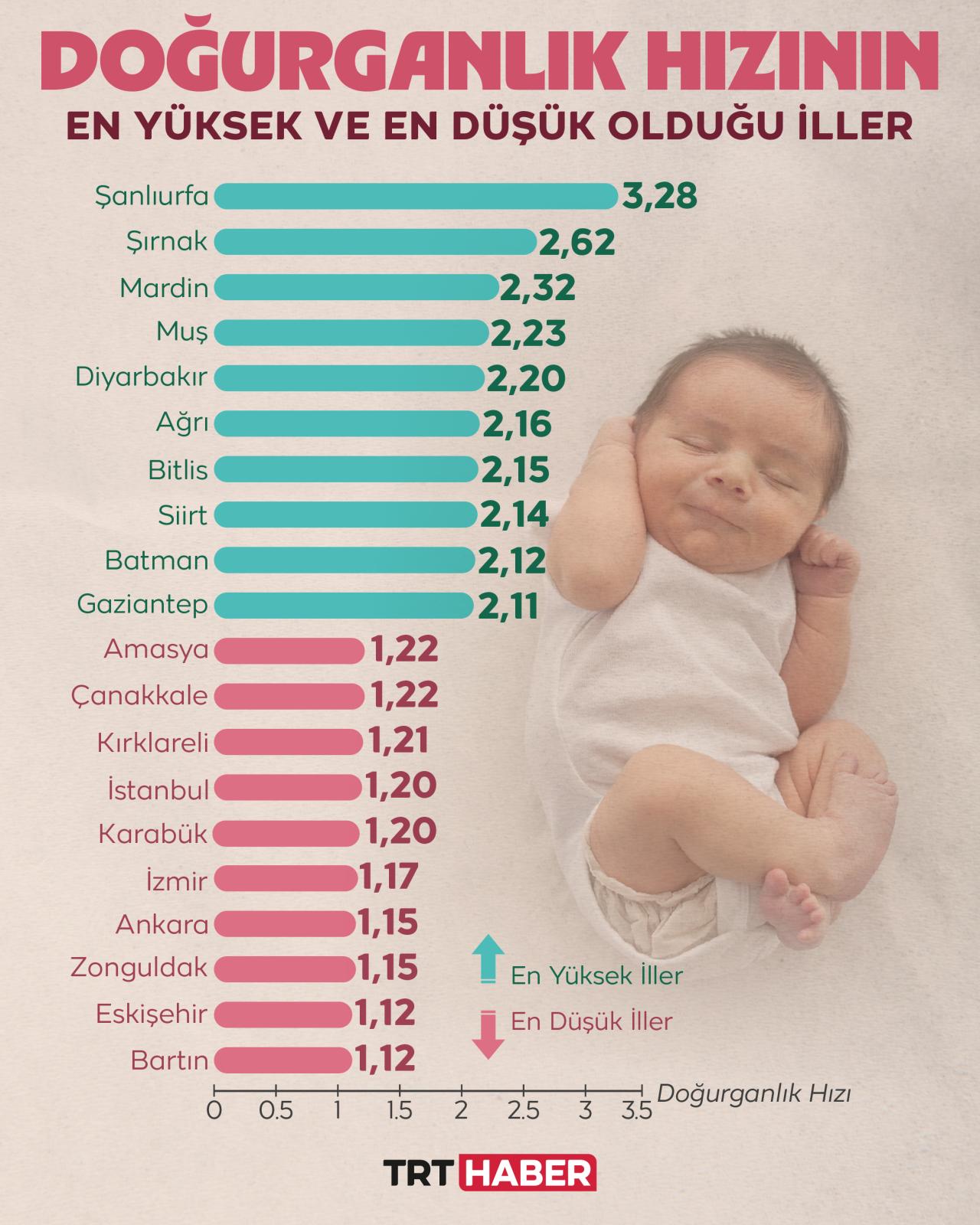 Tekirdağ Doğum İstatistikleri: 2025’te Bebek Sayısı ve Anne Yaşı