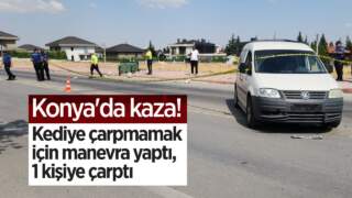 Kediye Çarpmamak İçin Manevra Yapınca Kaza Geçirdi: 4 Yaralı