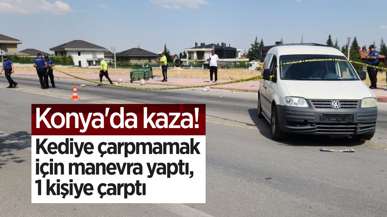 Kediye Çarpmamak İçin Manevra Yapınca Kaza Geçirdi: 4 Yaralı